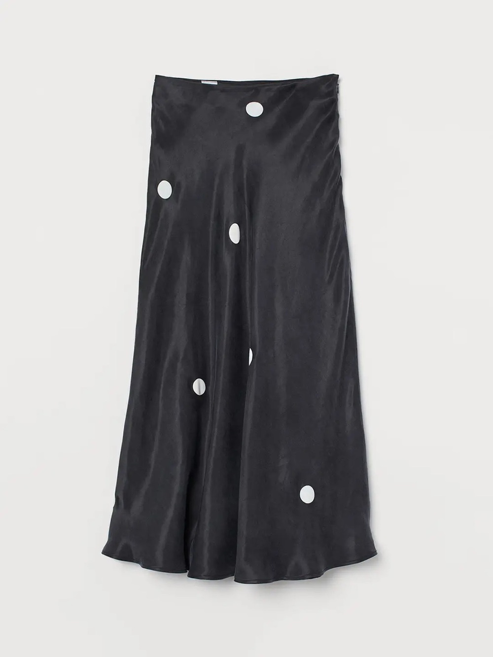 H&M NWT polka dot draped skirt size 6